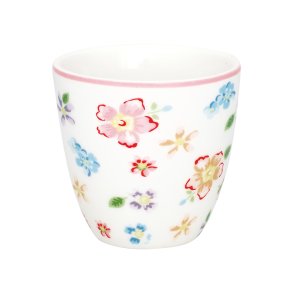 GreenGate, Mini latte kop, Columbine, hvid