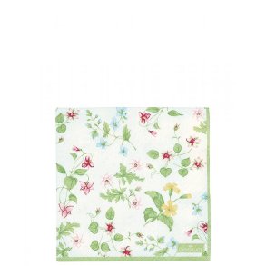 GreenGate, Serviet (stor) med blomster, Karolina