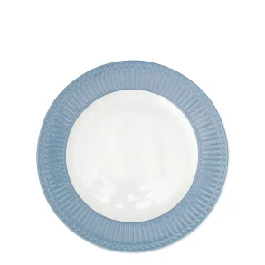 GreenGate, Middagstallerken, 26,5 cm., Alice, Himmelbl