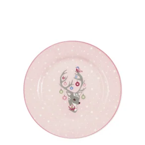 GreenGate, Brnetallerken, 20 cm., Dina, lyserd