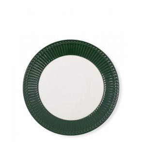 GreenGate, Tallerken, 23cm., Alice, Gran-grn