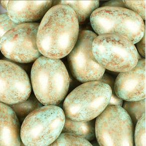 Weibel, Mandel dragee lys chokolade, turkis