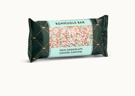 Karamel Kompagniet, Romkugle bar i lys chokolade