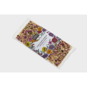 Lowin, Hvid chokolade med roser, 80g.