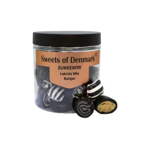 Sweets of Denmark, Hndlavet Bolcher, Sukkerfri Lakrids Bolsjemix