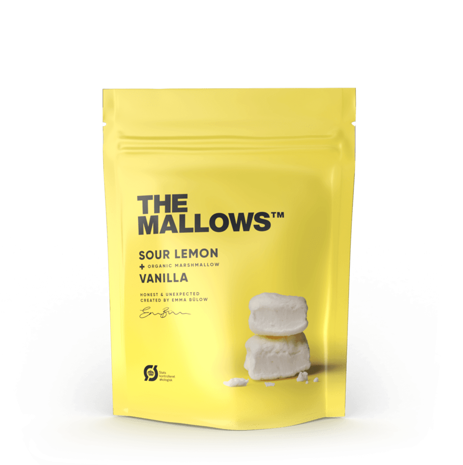 The Mallows Sour Lemon Skumfidus Med Lemon 80g Marshmallows