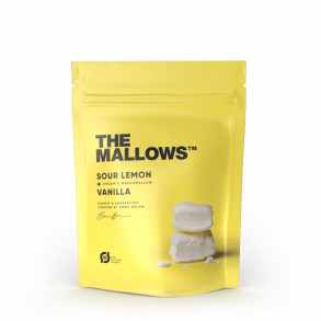 THE MALLOWS, Sour lemon, skumfidus med lemon, 80G