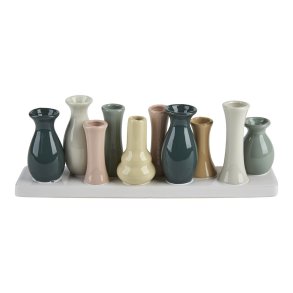 La Vida, Vaser p� fad, multi H10 x L30 cm