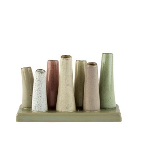 La Vida, Vaser p� fad, H12 x L19 cm