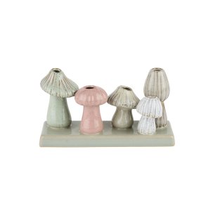 La Vida, Vaser p� fad, svampe, H11 x L19 cm