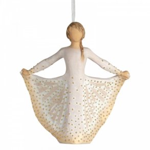 Willow Tree, Butterfly, ornament, 11 cm