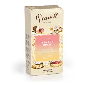 Granell, Kv�rnet gourmetkaffe med banana split smag, 250 g.