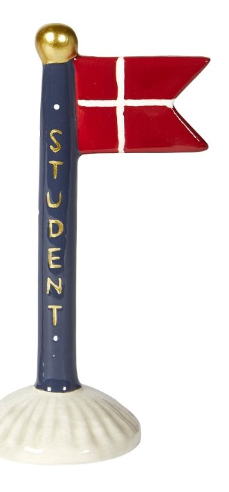 Speedtsberg, Flag, Student, 14 cm.