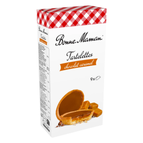 Bonne Maman, Chokoladekaramel tartlet, 135 g. 