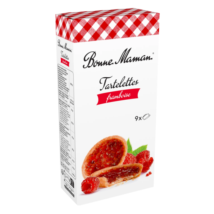 Bonne Maman, Raspberry tartlet, 135 g. 