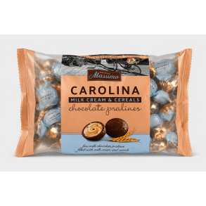Lowin, Carolina Praliner m/hvid chokoladecreme og knas, 1 kg.