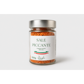 Lowin, Italiensk havsalt m/chili (glas), 300 g.