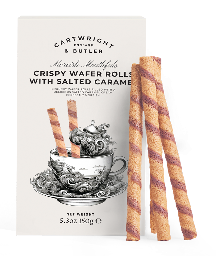 Cartwright & Butler, Vaffelr�r med saltkaramel, 150g - BEDST F�R 26/6-26