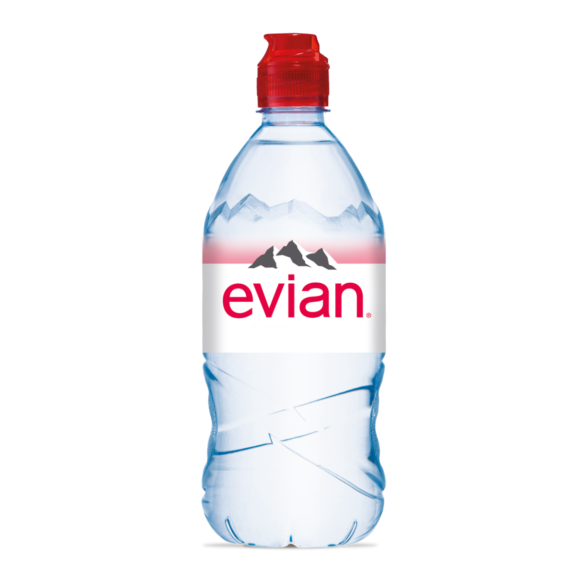 Evian, Natural Mineral Water, 75 CL Sportscap PET