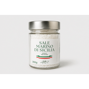 Lowin, Havsalt fra Sicilien (glas), 300 g.