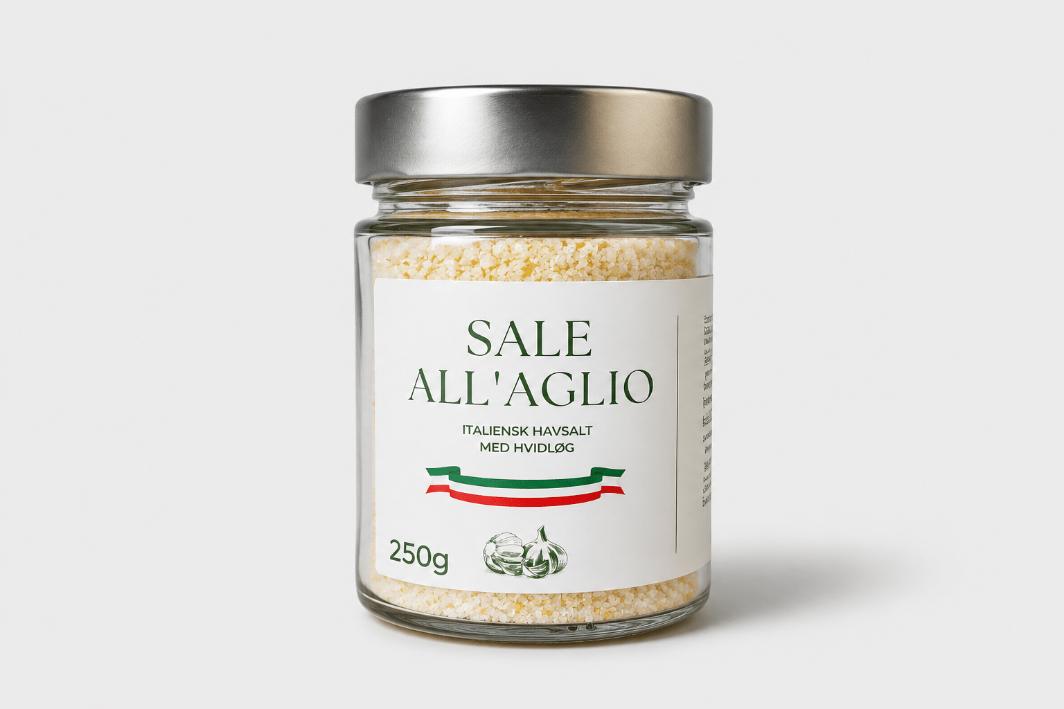 Lowin, Italiensk havsalt m/hvidl�g (glas), 300 g 