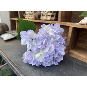 DEKO FLORALE, Kunstig hortensia, 46 cm, lilla, real touch