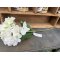 DEKO FLORALE, Kunstig hortensia, 46 cm, grn/hvid, real touch