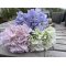 DEKO FLORALE, Kunstig hortensia, 46 cm, lilla, real touch