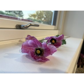 DEKO FLORALE, Kunstig valmuegren, 71 cm, fuchsia