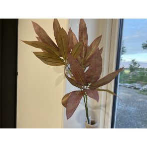 DEKO FLORALE, Kunstigt eucalyptus, 132 cm, rdlig