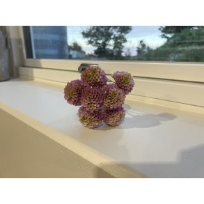 DEKO FLORALE, Dahlia, 7 stilke, 30 cm, lilla