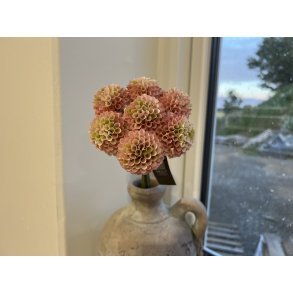 DEKO FLORALE, Dahlia, 7 stilke, 30 cm, lyserd