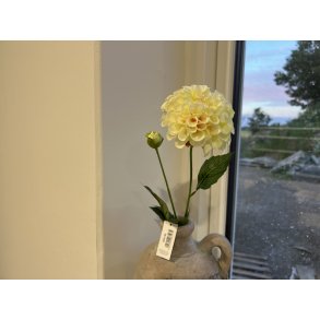 DEKO FLORALE, Dahliagren, 56 cm, lys gul