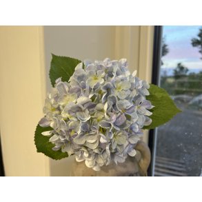 DEKO FLORALE, Kunstig hortensia, 44 cm, bl