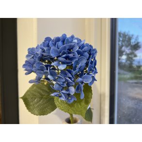 DEKO FLORALE,  Kunstig hortensia, 64 cm., bl