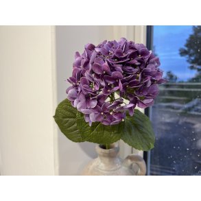 DEKO FLORALE, Kunstig hortensia, 64 cm., mrk lilla