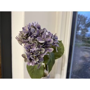 DEKO FLORALE, Kunstig hortensia, 64 cm., Lilla