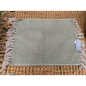 Fondaco, Dkkeserviet med frynser, Lin/grn