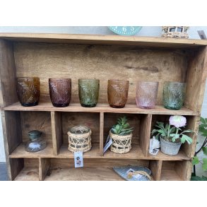 Chic Antique, Saint-milion Glas med mnster, blade, 290 ml.