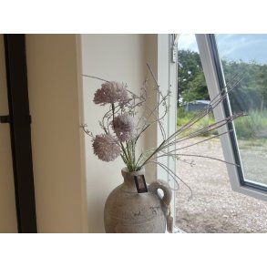 DEKO FLORALE, Tidselbundt, 52 cm, lilla