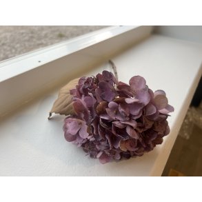 DEKO FLORALE, Hortensia (efterr), 34 cm., Lilla