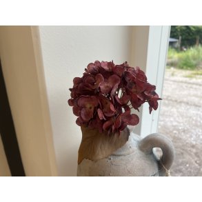 DEKO FLORALE, Hortensia (efterr), 34 cm., rd
