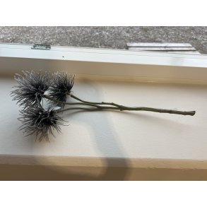 DEKO FLORALE, Spids burre dkket med sne, 41cm