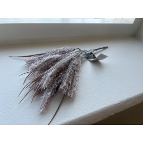 DEKO FLORALE, Kunstigt grs, 30 cm, brunlig