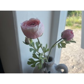 DEKO FLORALE, Kunstig ranunkel, 50 cm, rosa