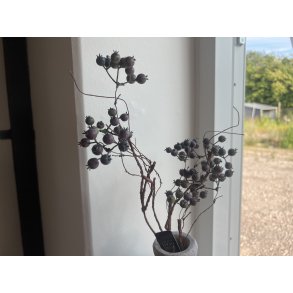 DEKO FLORALE, Brbladgren, 38 cm, lilla