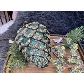 GreenGate, Kogle i bl/grn, XXL, 21 cm. hj