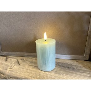 DEKO FLORALE, Bloklys LED, lys gr�n, 7 cm. i diameter