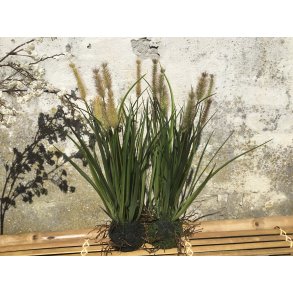 Speedtsberg, Kunstig grs med rod, H40cm