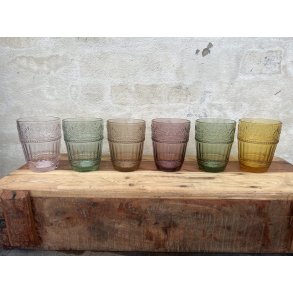 Chic Antique, Saint-milion Glas med mnster, 270ml.